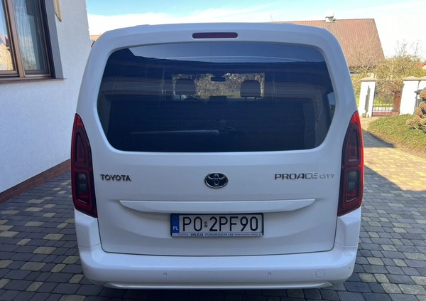 Toyota Proace City Verso cena 65900 przebieg: 186200, rok produkcji 2020 z Tarnów małe 172